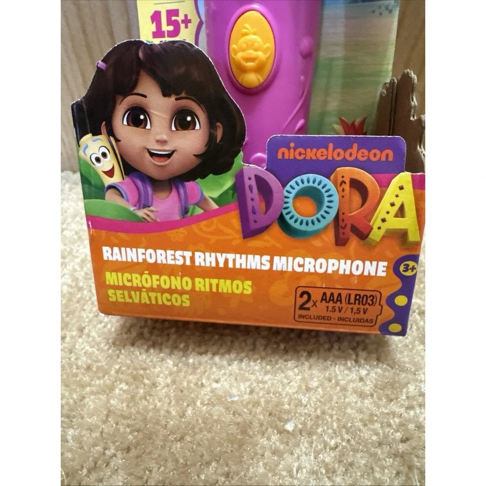 Dora Rainforest Rhythms Microphone with Music, Sound Fx